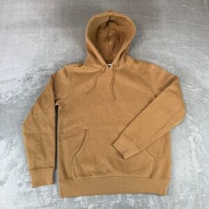 XLARGE Pullover Hoodie Mens Small Brown Pocket Drawstring Streetwear New NWOT